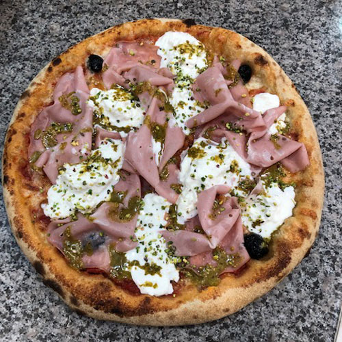 mortadella pistaccio